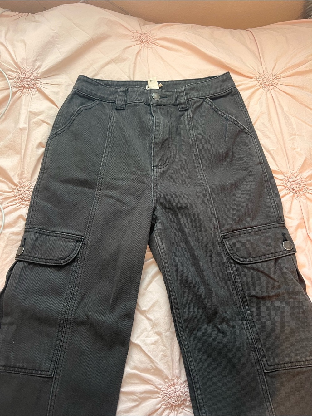 Stylish Black Women's Cargo Pants - Comfortable Everyday Wear